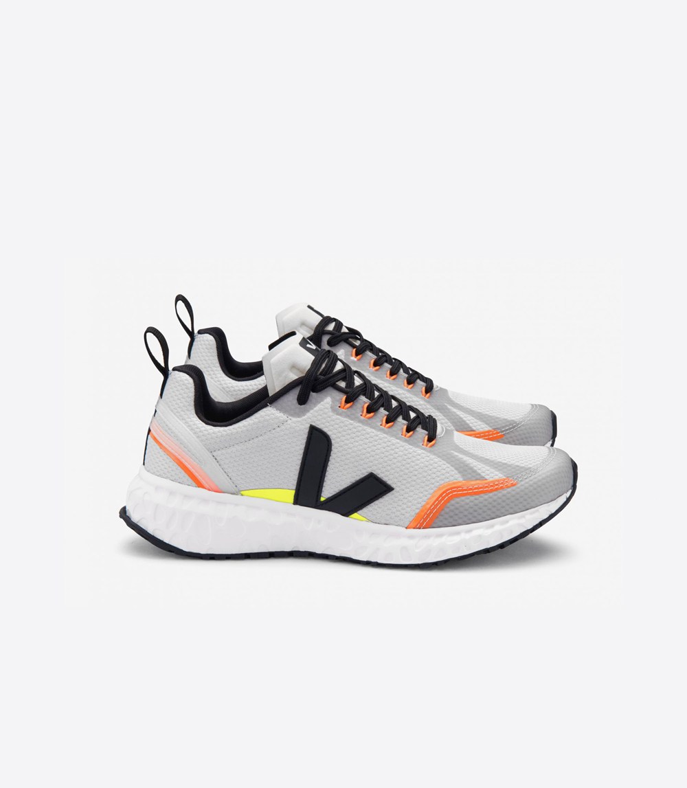 Veja Trainers Mens Grey/Black - Condor Mesh - NSGE-32164